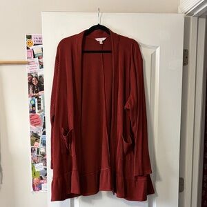 LC Lauren Conrad Rich Red Sweater